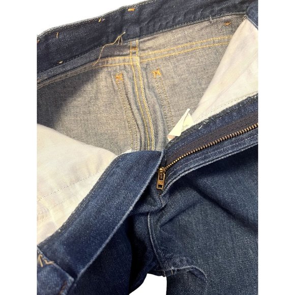 1970s Vintage Lee Riders 5 Pocket - Rivets Denim Jeans- Made in USA UNION LABEL - Picture 9 of 10